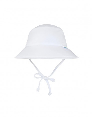 White Breathable Swim and Sun Bucket Hat