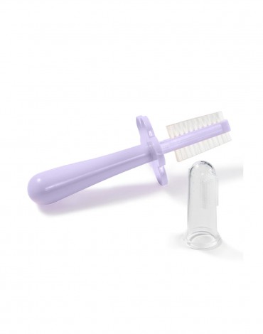 Lavender Double Sided Toothbrush