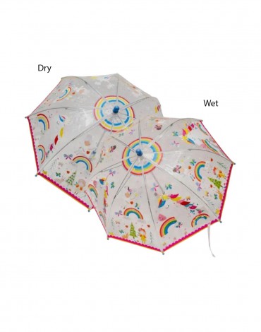 Rainbow Fairy Transparent Color Changing Umbrella
