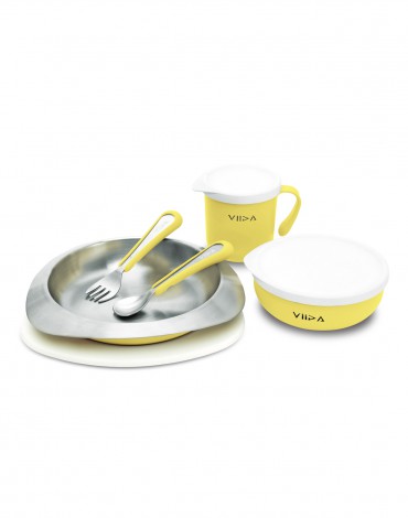 Soufflé Tableware Set - Lemon Yellow