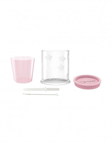 Blush Spoutless Sippy and Straw Convertible Cup Set