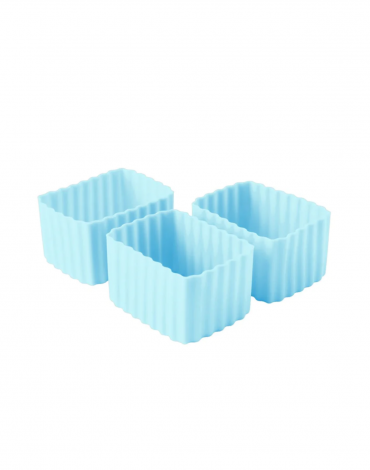 Small Rectangle Bento Cups - Light Blue