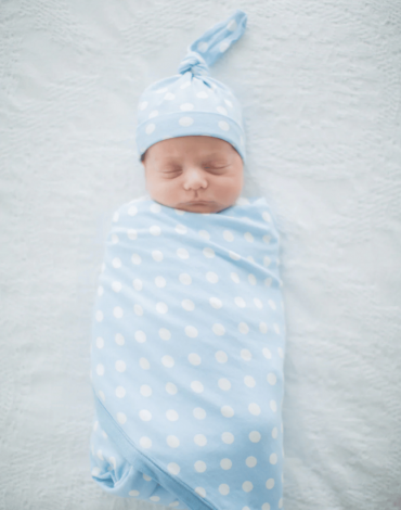 Nicole Swaddle Blanket & Newborn Hat