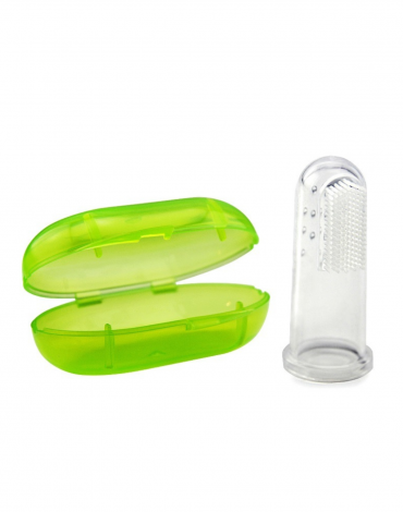 Haakaa - Silicone Finger Brush - Clear