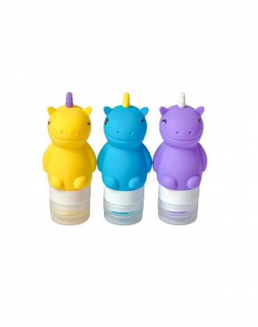 Unicorn Silicone Squeeze Bottles (SET OF 3)